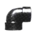 0.75 inch FBSP POLYPROP 90 DEG ELBOW
