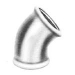 0.75 inch BRASS 45 DEG ELBOW FxF